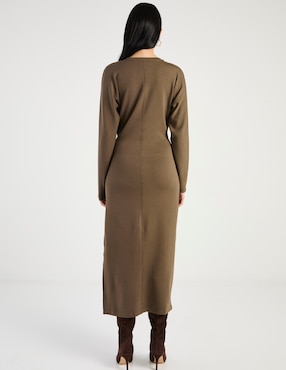 Vestido midi casual Indi & Cold para mujer