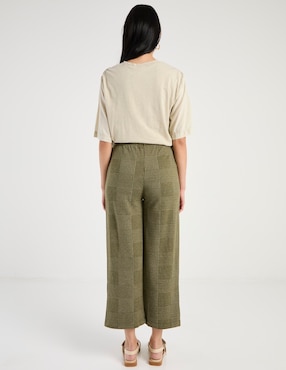 Pantalón coulotte Indi & Cold amplio para mujer