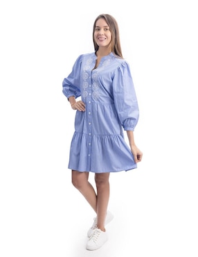 Vestido a la rodilla casual Nautica S25 para mujer