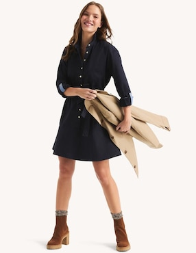 Vestido corto casual Nautica S25 para mujer