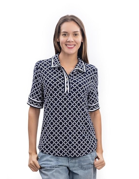Playera tipo polo Nautica para mujer