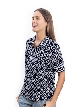 Playera tipo polo Nautica para mujer