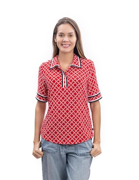 Playera tipo polo Nautica para mujer