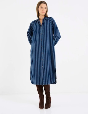 Vestido largo casual Indi & Cold para mujer