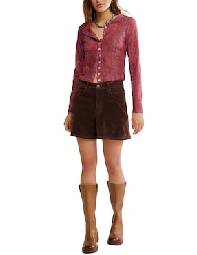 Blusa Free People manga larga para mujer