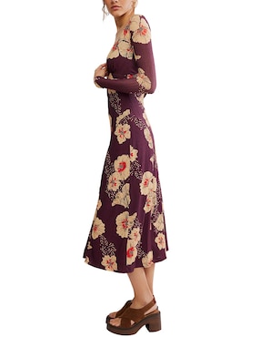 Vestido midi casual Free People para mujer