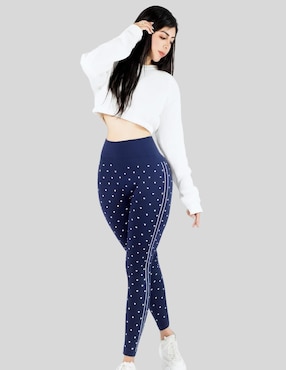 Set legging Malabis cintura alta con elástico para mujer