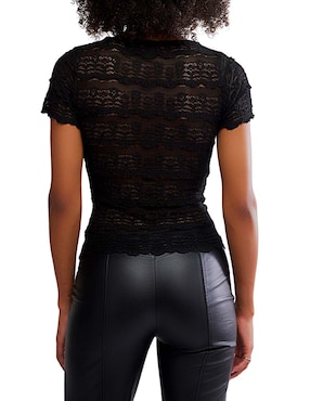 Blusa Free People manga corta para mujer