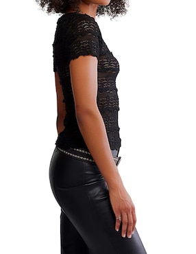 Blusa Free People manga corta para mujer
