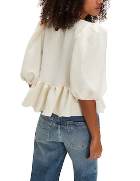 Blusa Free People manga al codo para mujer