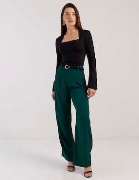 Blusa French Connection manga larga para mujer