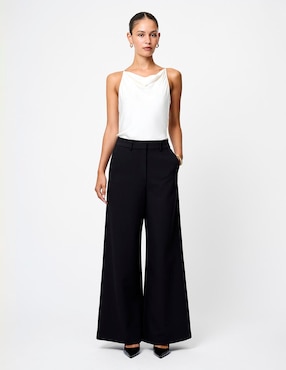 Pantalón relaxed French Connection amplio para mujer