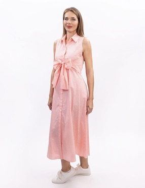 Vestido midi casual Nautica para mujer