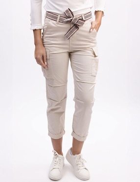 Pantalón cargo Nautica ajustado para mujer