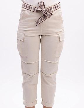 Pantalón cargo Nautica ajustado para mujer
