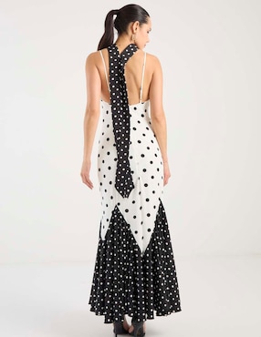 Vestido maxi de fiesta Kur.Kuma espalda abierta