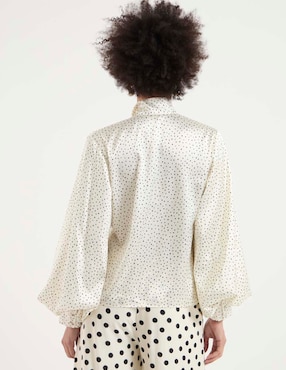 Blusa camisera Kur.Kuma manga larga para mujer