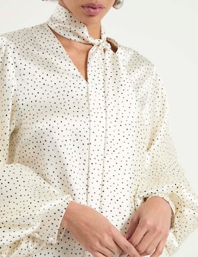Blusa camisera Kur.Kuma manga larga para mujer