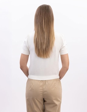 Blusa Nautica manga corta para mujer