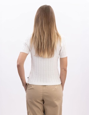 Blusa Nautica manga corta para mujer