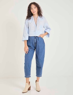 Jeans straight Scotch & Soda para mujer