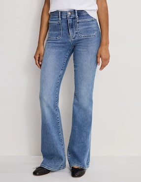 Jeans flare Good American para mujer
