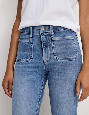 Jeans flare Good American para mujer
