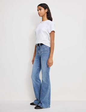 Jeans flare Good American para mujer