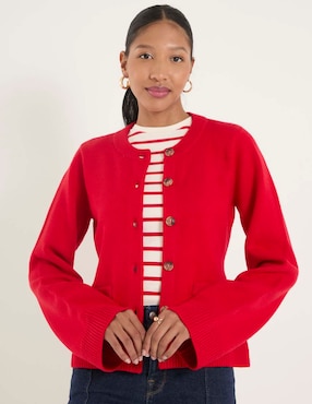 Suéter Good American cuello redondo para mujer