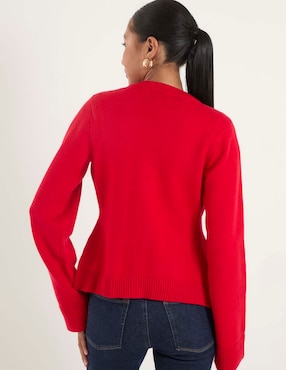 Suéter Good American cuello redondo para mujer