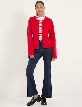 Suéter Good American cuello redondo para mujer