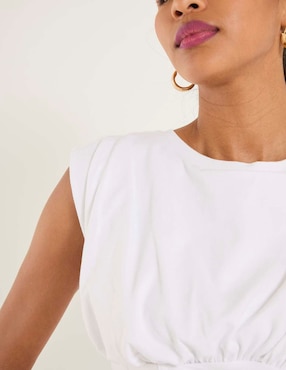 Top Good American cuello redondo