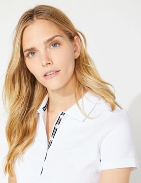 Playera tipo polo Nautica para mujer