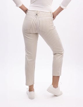 Pantalón capri Nautica slim para mujer
