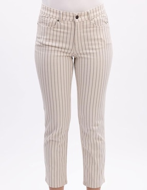 Pantalón capri Nautica slim para mujer