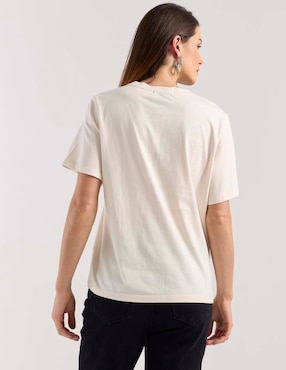 Playera manga larga Sanctuary cuello redondo para mujer