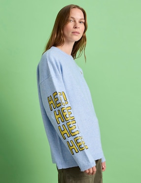 Suéter Sanctuary cuello redondo para mujer