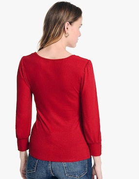 Blusa Nautica manga 3/4 para mujer