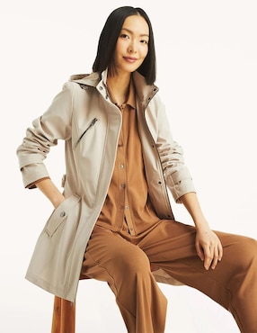 Chamarra casual Nautica impermeable para mujer