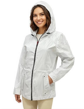 Chamarra casual Nautica impermeable para mujer