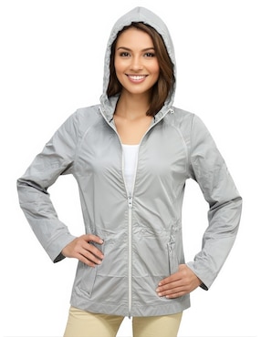 Chamarra casual Nautica impermeable para mujer