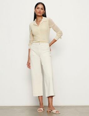 Jeans capri relajado Sanctuary para mujer