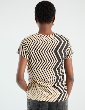 Playera manga corta Sanctuary cuello redondo para mujer