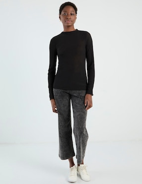 Blusa Sanctuary manga larga para mujer