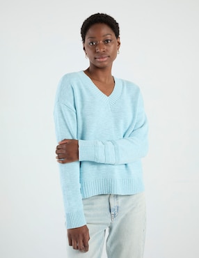 Suéter Sanctuary cuello V para mujer