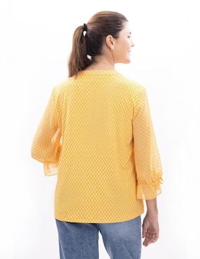 Blusa Nautica manga 3/4 para mujer