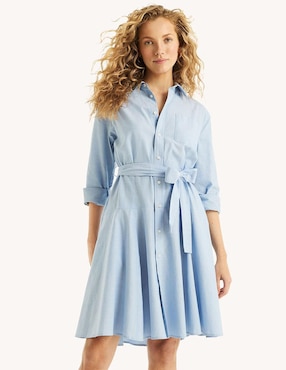 Vestido a la rodilla casual Nautica para mujer