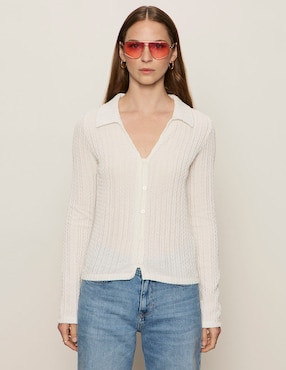 Blusa Sanctuary manga larga para mujer