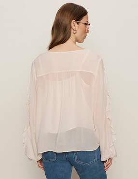 Blusa Sanctuary manga larga para mujer