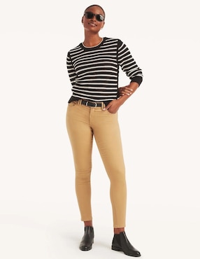 Suéter Nautica cuello redondo para mujer